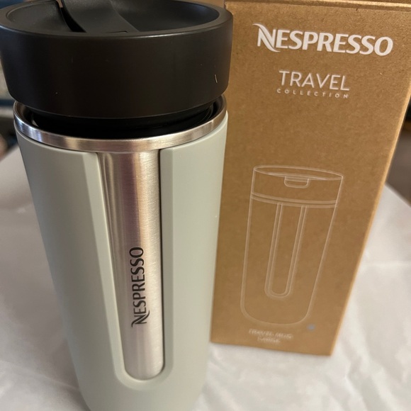 Nespresso Other - BRAND NEW IN BOX Nespresso Travel Mug in Aqua Large